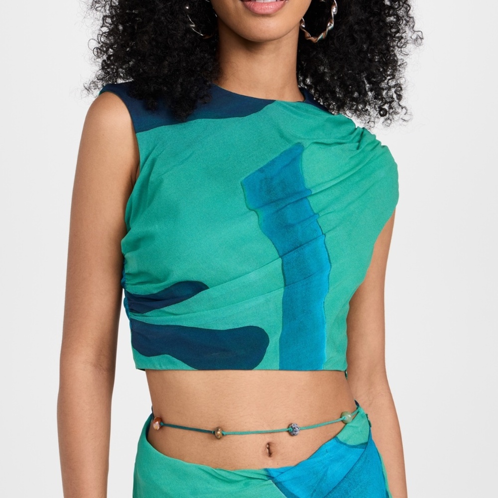 NWT SIR. Frankie Gathered Crop Top
